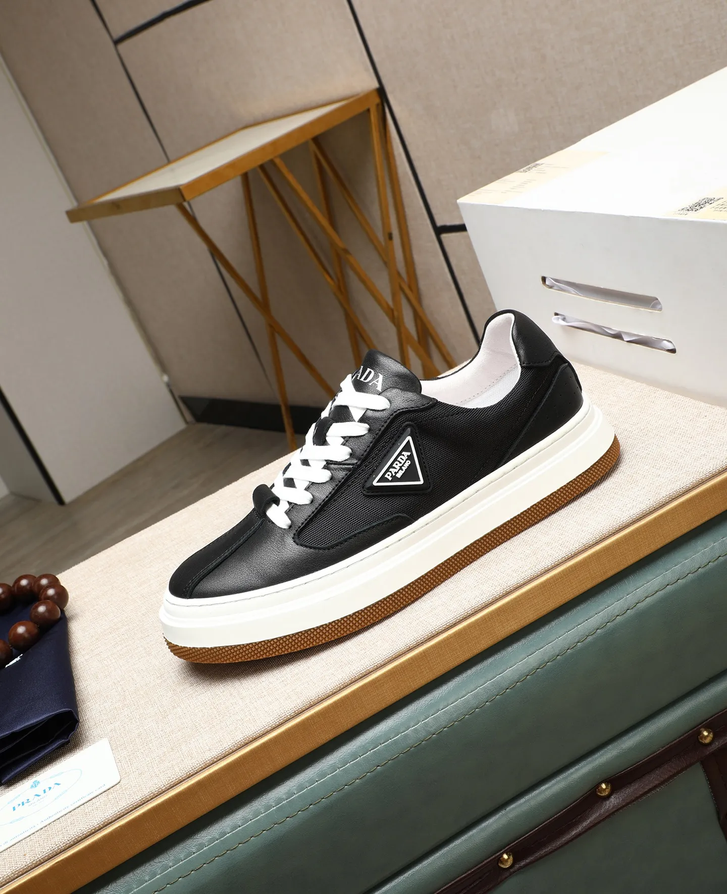 Men's shoes 💰440 🌹🌹[PRADA—Prada] 2025 latest model 🙈original replica! 👟👟👟Available here. The workmanship is top-notch. The upper is made from Italy. 🇮🇹Imported first-layer cowhide. ❗️Breathable genuine leather lining @Suitable for travel. The original version has an enlarged engraved sole, making it suitable for all kinds of travels, showing low-key luxury. Let quality speak for itself. Color: Size: 38-45